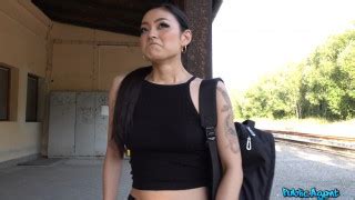 Public Agent Rae Lil Black Japanese Beauty Fucks For Cash