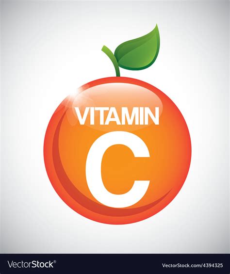 Vitamin C Royalty Free Vector Image Vectorstock