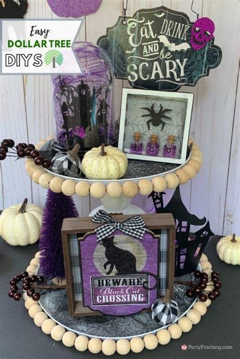Festive Halloween Decorations Dollar Tree For Those On A Budget