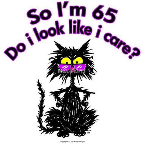 65th Birthday Cat By Tuff Kitty