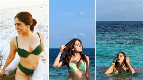 Sara Ali Khan And Bhumi Pednekars Bikini Pictures Will Make You Miss