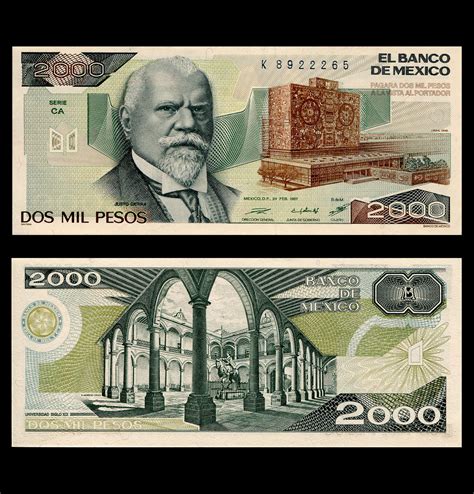 Sint Tico Foto Billete De Dos Mil Pesos Mexicanos Lleno