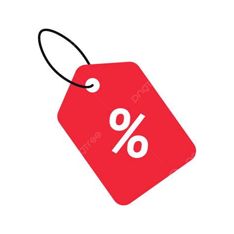 Price Tag With The Discount Icon Vector Price Tag The Discount Icon