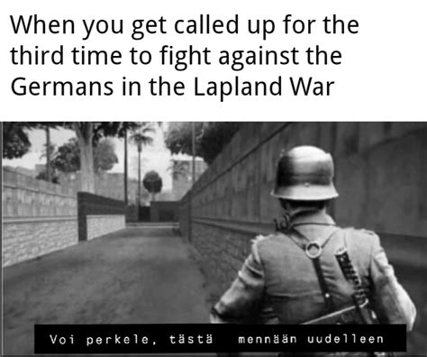Dead Meme Template But A Lapland War Meme Rnordichistorymemes