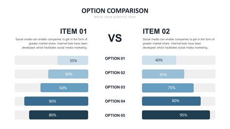 Slide Templates Comparison Slide