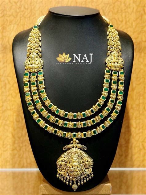 In short, the content of the white gold determines whether the white gold is haram or not. Three Layer Emerald Haram by Naj - Jewellery Designs