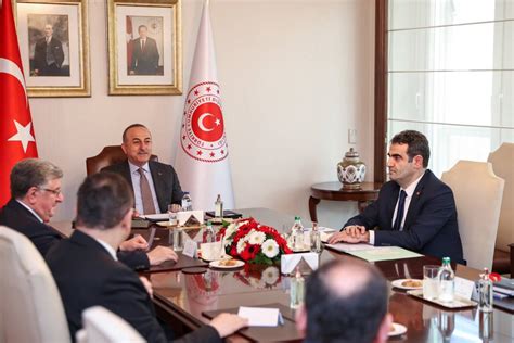 Turkiye FM Syria Opposition Officials Discuss Latest Developments In