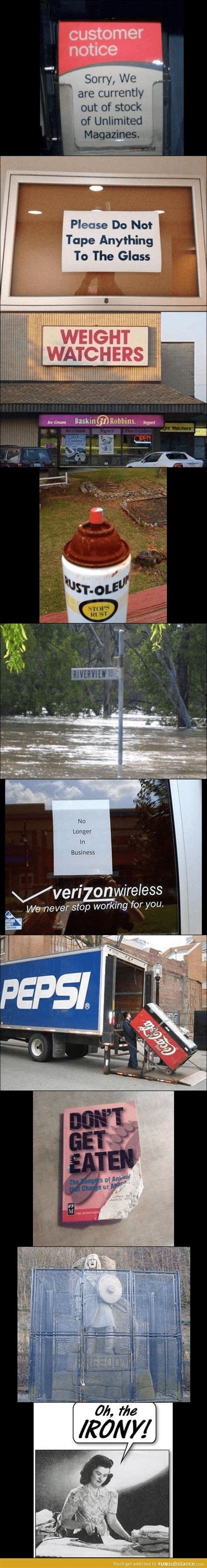 Gallery Of Ironic Signs