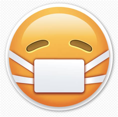 Yellow Emoji Emoticon Sick Wear Medical Mask Citypng