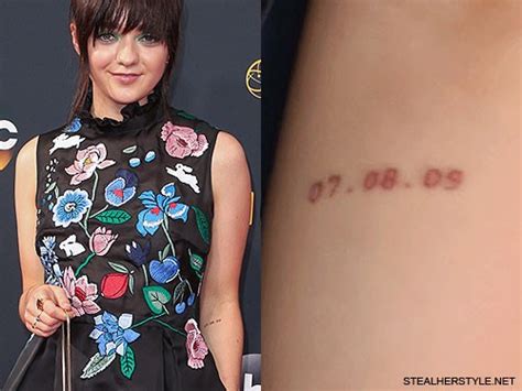 Maisie Williams 4 Tattoos And Meanings Steal Her Style