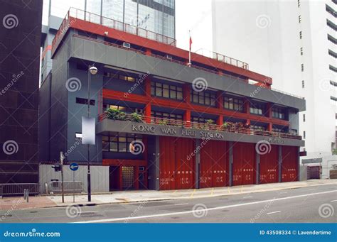 Hong Kong Fire Station Editorial Stock Image Image Of House 43508334