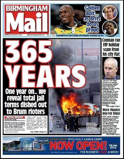 Birmingham Mail Front Page For August Th Birmingham Live