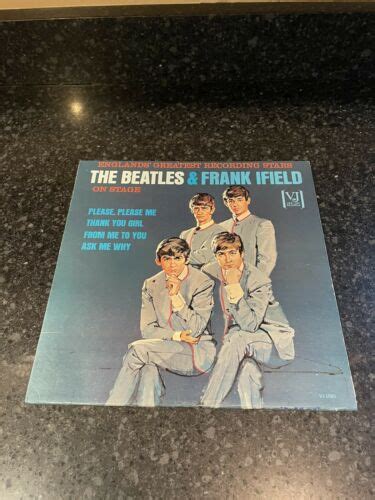 Rare Vee Jay The Beatles And Frank Ifield On Stage Lp Vinyl