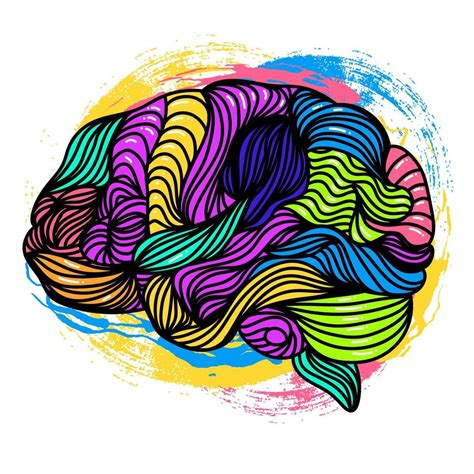 Colorful Abstract Brain 6916851 Vector Art At Vecteezy