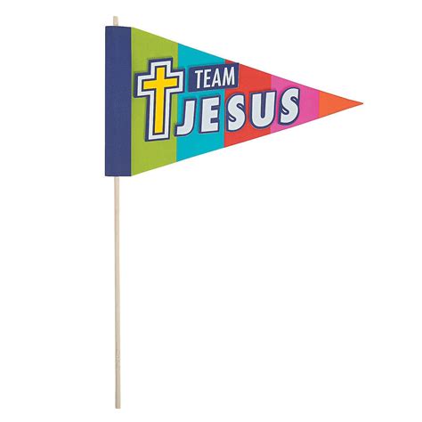 Team Jesus Pennant Craft Kit Vbs Crafts Sports