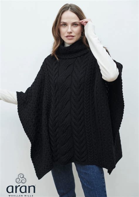 Poncho With Cowl Neck Moriartys