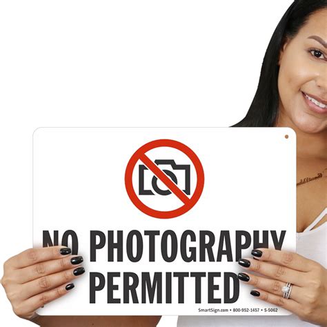 No Photography Permitted Sign Sku S 5062