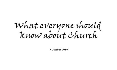 What Everyone Should Know About Church Ridgeway Community Church