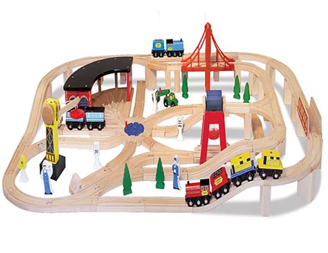 N Scale Supply Review Melissa And Doug Wooden Railway Set S Scale