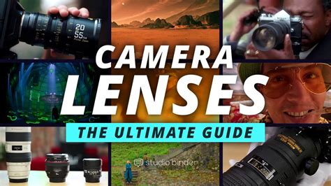 The Different Types Of Camera Lenses For Video And Photography