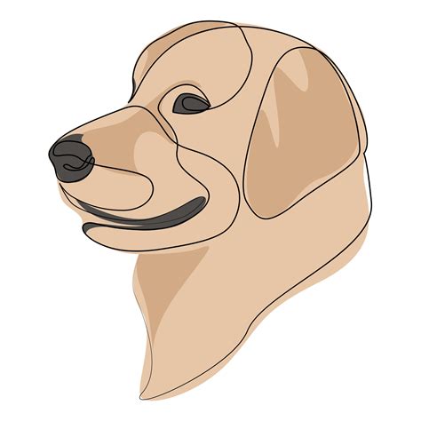 Golden Retriever One Line Dog Art By Addillum Line Art Drawings