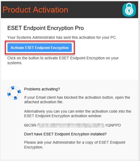 Activate Eset Endpoint Encryption Via Email Eset Endpoint Encryption