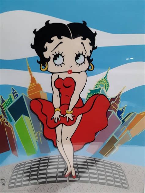 Betty Boop As Marilyn Monroe Limited Edition Etsy