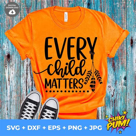 Every Child Matters SVG • Orange Shirt Day Cricut cut files