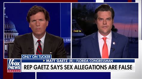 Tucker Carlson Reacts To Matt Gaetz Sex Trafficking Inquiry Interview