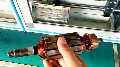 Fully Automatic Electric Motor Armature Coil Winding In Dc Machine