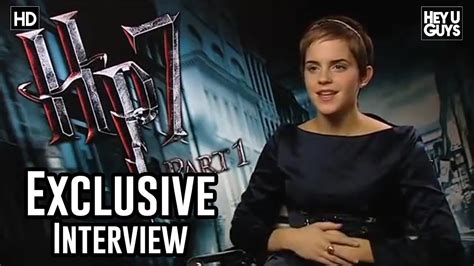 Emma Watson Harry Potter And The Deathly Hallows Part 1 Exclusive Interview Youtube