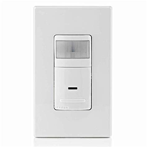 Leviton Ips02 1lw Decora Motion Sensor In Wall Switch Auto On 25a