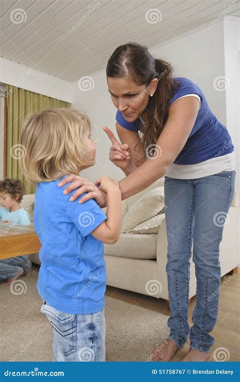 Mother Scolding Child Stock Image Image Of Reprimanding 51758767