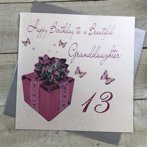 Buy White Cotton Cards Piece Happy Birthday To A Beautiful Granddaughter Extra Large Th