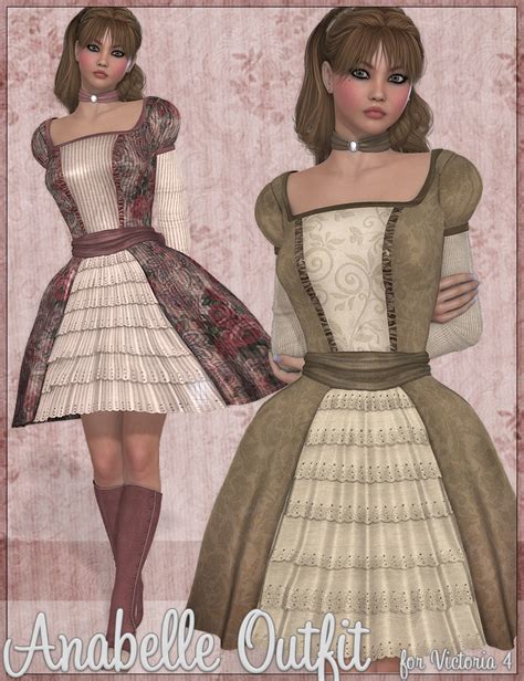 Anabelle Outfit Daz 3d