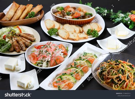 Various Dishes Japanese Izakaya Menu Stock Photo 1723843312 Shutterstock