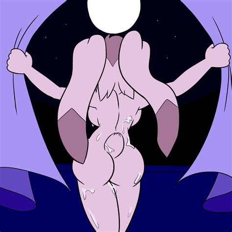 rule 34 anthro ass big breasts big butt breasts cum female lagomorph mammal mature female moon