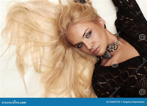 Beautiful Passion Blond Woman Stock Image Image Of Girl Fashion 32562733