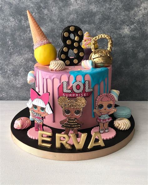 Birthday cake idea for a lol party. 13 Cute LOL Dolls Cake Ideas (Gotta Have That Perfect ...
