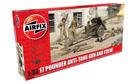 Airfix Pdr Pounder Anti Tank Gun Crew Figurines Model Kit My Xxx Hot Girl