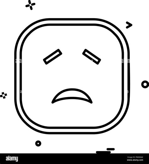 Sad Emoji Icon Design Vector Stock Vector Image And Art Alamy