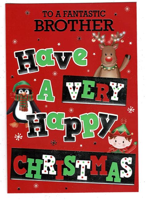 We did not find results for: Brother Christmas Card 'To A Fantastic Brother Have A Very Happy Christmas' - With Love Gifts ...