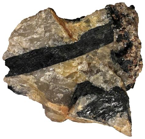Peralkaline Granite Pegmatite Black Mineral Is Amphibole Riebeckite