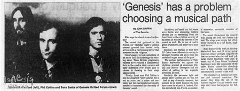 Concert review – Genesis – The Gazette – Montreal – Canada – 21st June