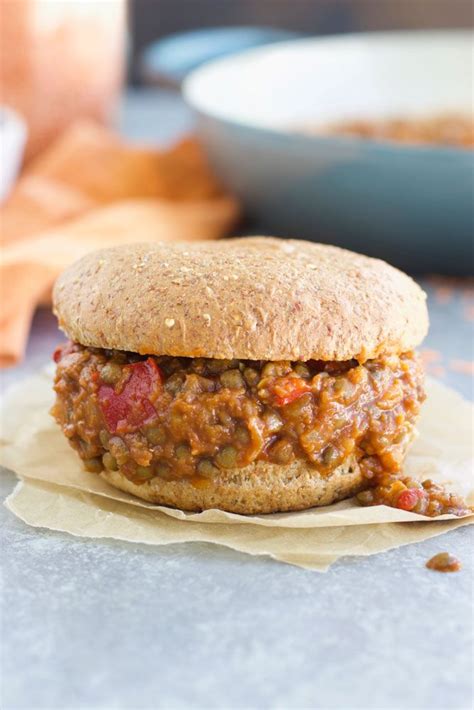 These Vegan Lentil Sloppy Joes Have The Most Delicious Tangy Sauce And