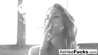 Busty Ashlee Graham Smokes While Showing Off Her Natural Tits Fapcat