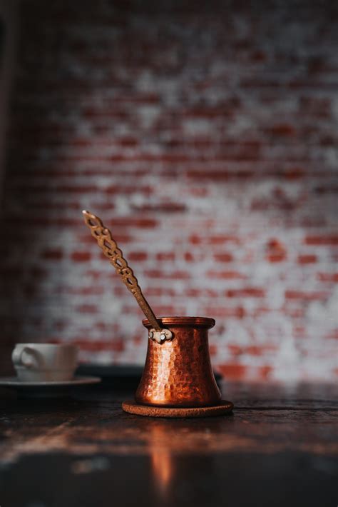 Turkish Coffee Ibrik Pot Cezve Roasted Coffee