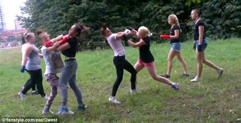 Russian Female Ultras Who Are Training For World Cup 2018 Attacks