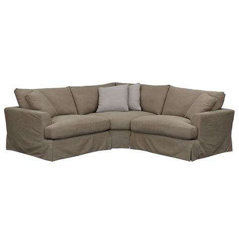 Alpha Taupe 3pc Sectional Sectionals Discount Direct Furniture And