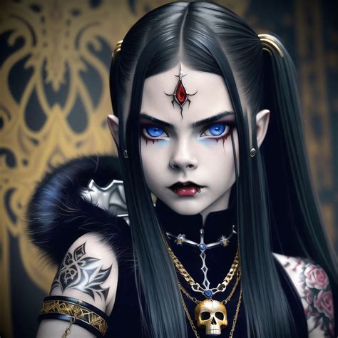 Vampire Girl Portrait Dark Fantasy 31 By Punkerlazar On Deviantart